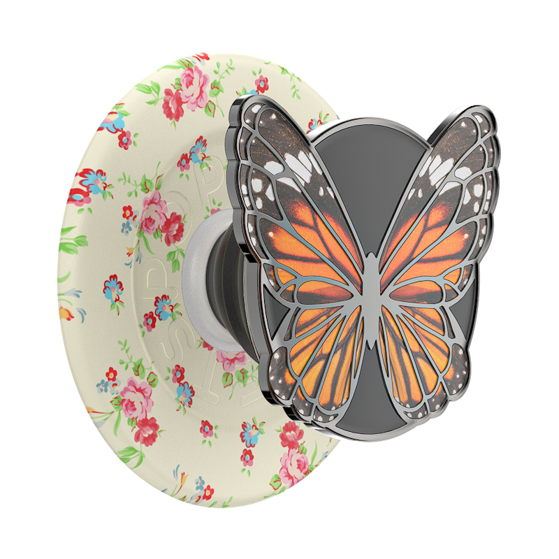 Enamel Butterfly Monarch &mdash; MagSafe PopGrip image number 0