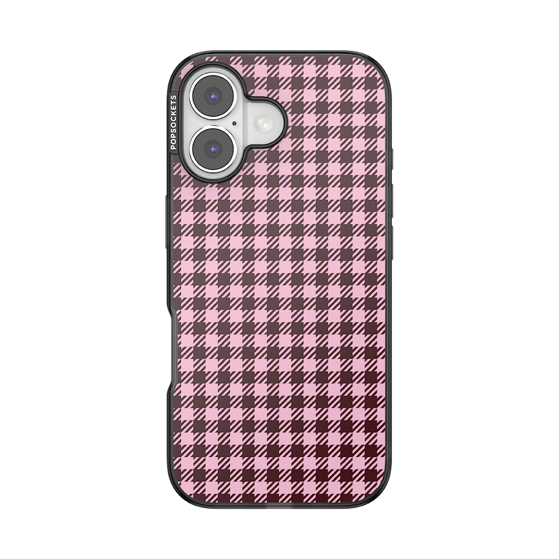 Black Cherry Gingham &mdash; iPhone 17 MagSafe Case image number 0
