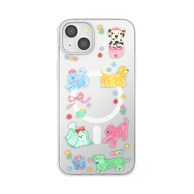 Puppy Cluster &mdash; iPhone 14 Plus MagSafe Case