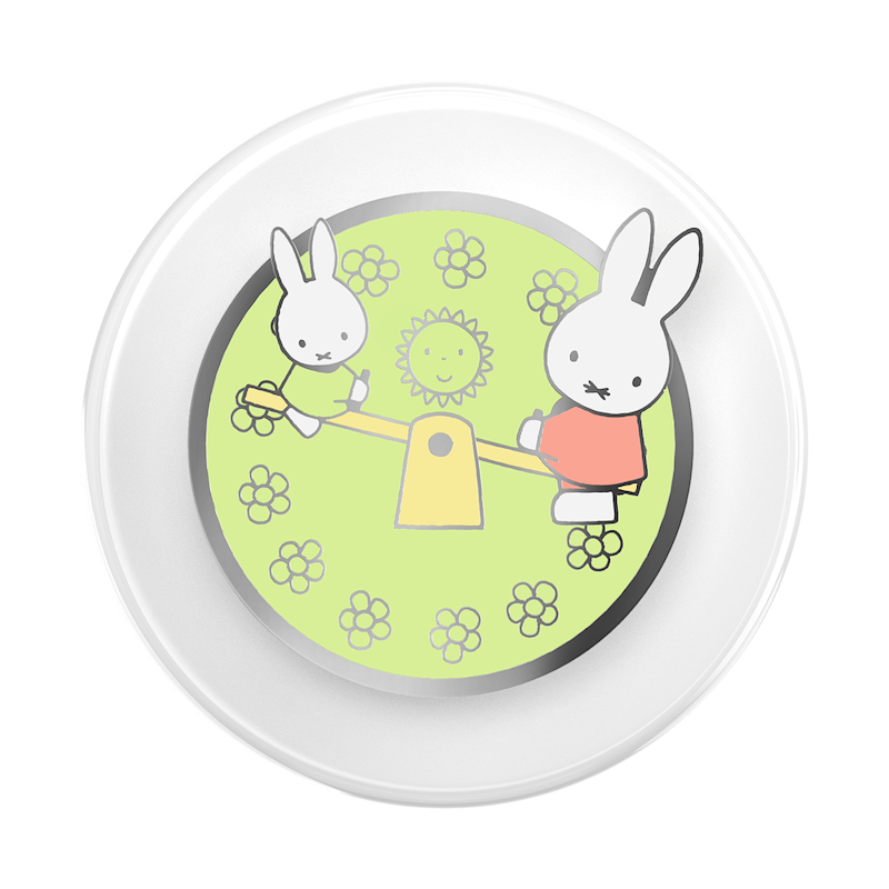 Enamel See-Saw Miffy &mdash; MagSafe PopGrip image number 1