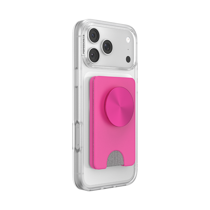 Fuchsia Radial &mdash; MagSafe Kick-Out PopWallet+ & Stand image number 8