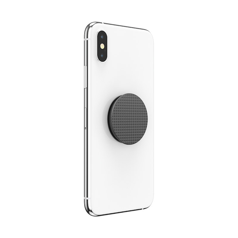 Knurled Texture Black &mdash; Adhesive PopGrip image number 5