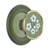 Enamel Floral Relief &mdash; MagSafe PopGrip image number 1