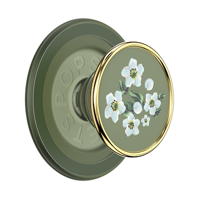 Enamel Floral Relief — MagSafe PopGrip