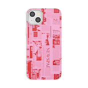 Hot off the Press Pink &mdash; iPhone 14 Plus MagSafe Case image number 1