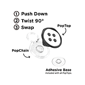 Enamel Button &mdash; PopTop image number 2