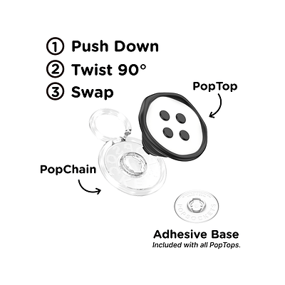 Secondary image for hover Enamel Button &mdash; PopTop