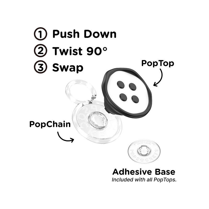 Enamel Button &mdash; PopTop image number 1