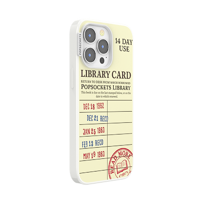 Secondary image for hover PopSockets Library Card &mdash; iPhone 13 Pro MagSafe Case