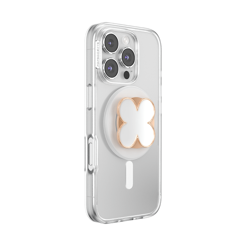 Enamel Clover Rose Gold &mdash; MagSafe PopGrip image number 6