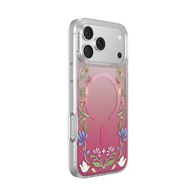 Secondary image for hover Maroon Boho Wildflowers &mdash; iPhone 17 Pro Max MagSafe Case