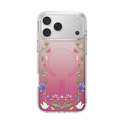 Boho Wildflowers Maroon &mdash; iPhone 18 Pro Max MagSafe Case