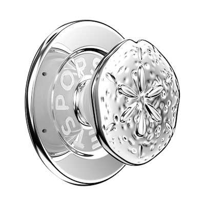 Enamel Silver Dollar &mdash; MagSafe PopGrip