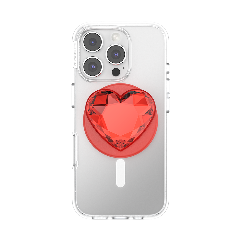 Crystal Heart Rosso &mdash;  MagSafe PopGrip image number 5