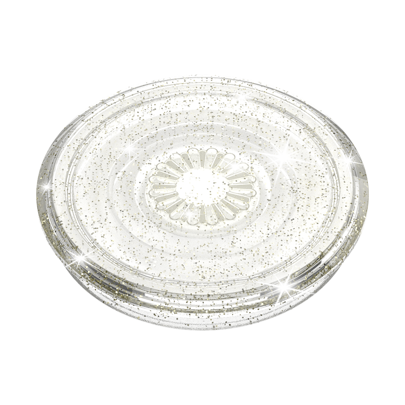Clear Glitter Silver &mdash; Adhesive PopGrip image number 2