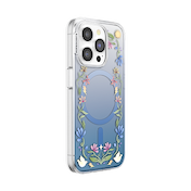 Boho Wildflowers Blue &mdash; iPhone 15 Pro MagSafe Case image number 2