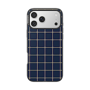 Windowpane Navy &mdash; iPhone 18 Pro Max MagSafe Case image number 1
