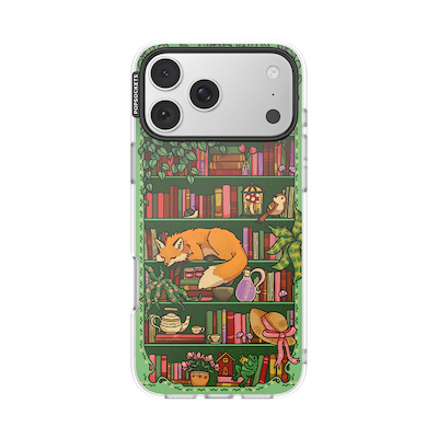 Storied Shelves Green &mdash; iPhone 18 Pro Max MagSafe Case