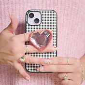 Crystal Heart Neon Pink &mdash;  MagSafe PopGrip image number 5