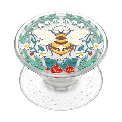 PlantCore Translucent Bee Boho — Adhesive PopGrip