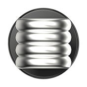 Enamel Puffy Stack Silver &mdash;  MagSafe PopGrip image number 2