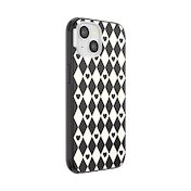 Harlequin Hearts Black&nbsp; &mdash; iPhone 14 MagSafe Case image number 2