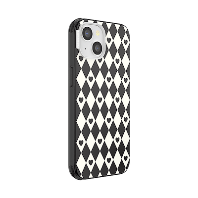 Secondary image for hover Harlequin Hearts Black&nbsp; &mdash; iPhone 14 MagSafe Case