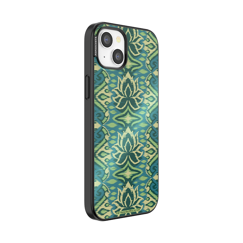 Mirror White Lotus Textile&nbsp; &mdash; iPhone 15 Plus MagSafe Case image number 1