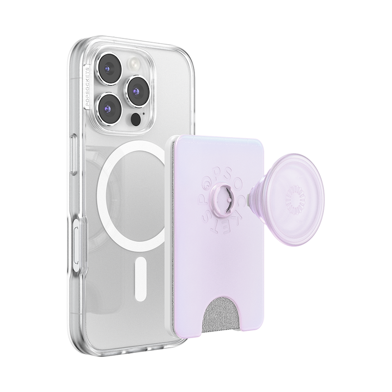 Opalescent White &mdash; MagSafe Kick-Out PopWallet+ & Stand image number 5