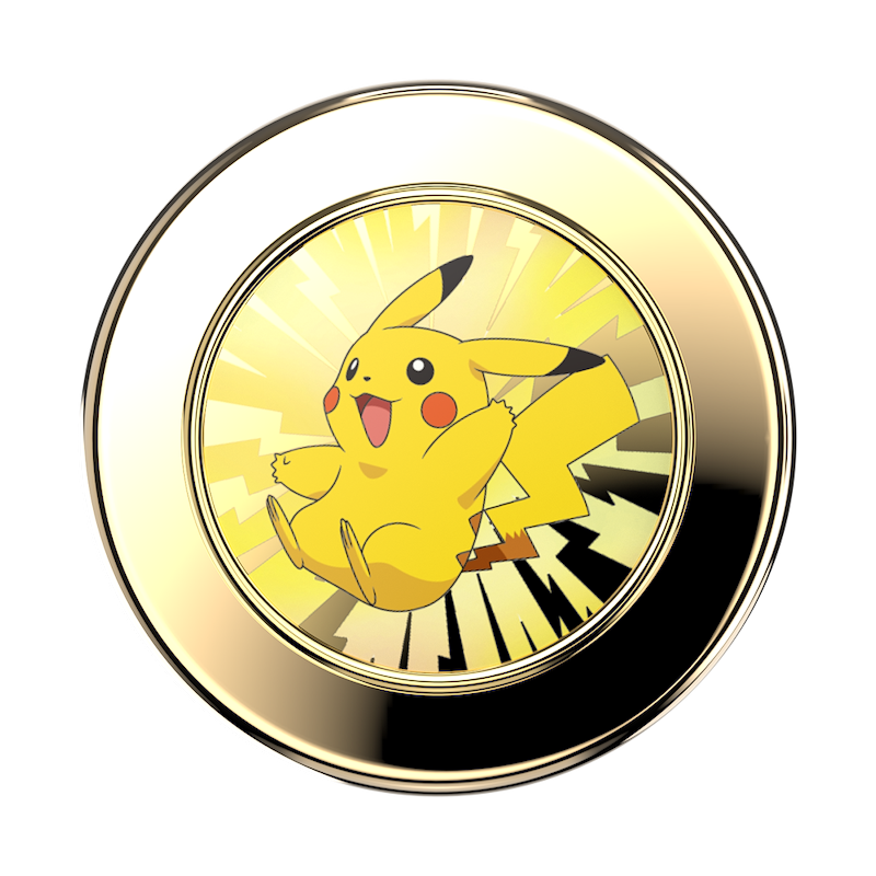 Enamel Luxe Pikachu Spark &mdash; MagSafe PopGrip image number 1