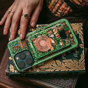 Storied Shelves Green &mdash; MagSafe PopWallet+ image number 5