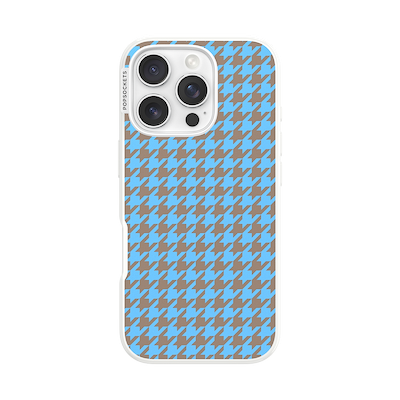 Houndstooth Bleige &mdash; iPhone 16 Pro MagSafe Case
