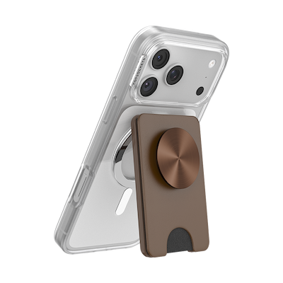 Cocoa Radial &mdash; MagSafe Kick-Out PopWallet+ & Stand