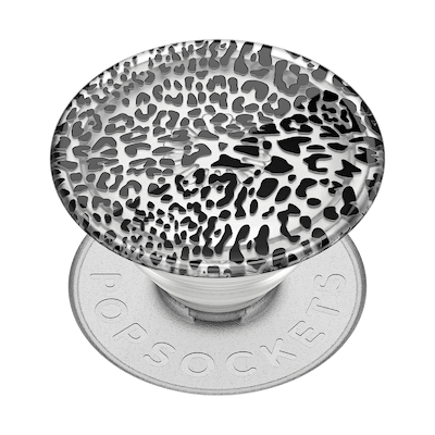 PlantCore Translucent Black Leopard &mdash; Adhesive PopGrip