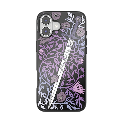 Mirror Thorny Blade Lavender &mdash; iPhone 16 Plus MagSafe Case
