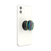 Enamel Wild Stripe Black &mdash; Adhesive PopGrip image number 6