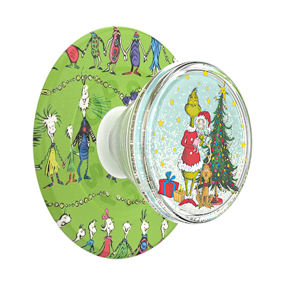 Tidepool Grinch Snow Globe &mdash; MagSafe PopGrip