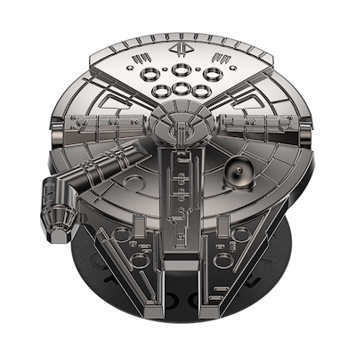 Secondary image for hover Dimensionals Millennium Falcon — Adhesive PopGrip