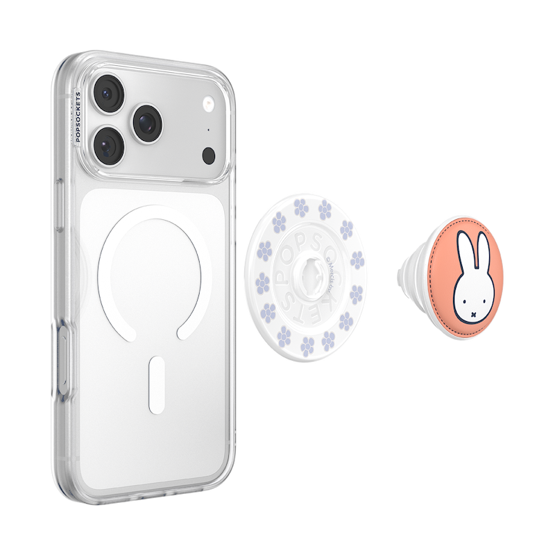 Peach Stitched Miffy &mdash; MagSafe PopGrip image number 5