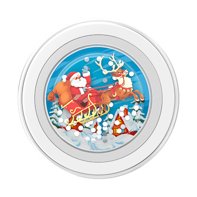 Secondary image for hover Squishy Santa's Flight — MagSafe PopGrip
