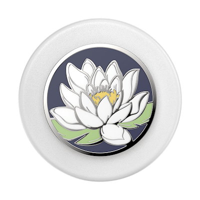 Secondary image for hover Enamel Water Lily Midnight — MagSafe PopGrip