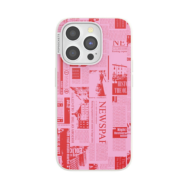Hot off the Press Pink &mdash; iPhone 15 Pro MagSafe Case image number 0