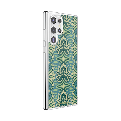 Secondary image for hover White Lotus Textile &mdash; Samsung Galaxy S22 Ultra MagSafe Case