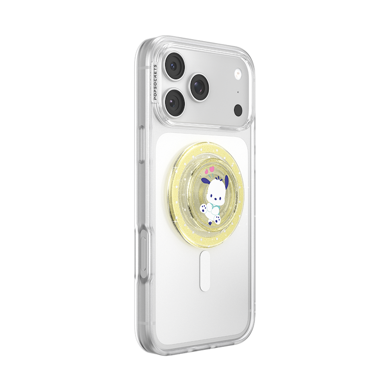Pochacco Yellow Glitter &mdash; MagSafe PopGrip image number 6