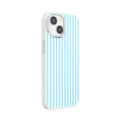 Secondary image for hover Soft Blue Stripe &mdash; iPhone 15 MagSafe Case
