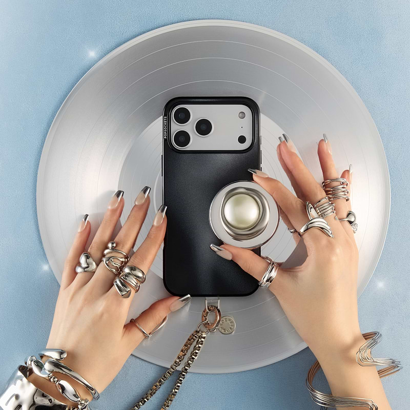 Enamel Eye of the Behold Silver &mdash; MagSafe PopGrip image number 6