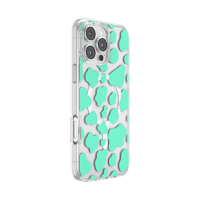 Secondary image for hover Turquoise Cow Cow — iPhone 16 Pro Max MagSafe Case