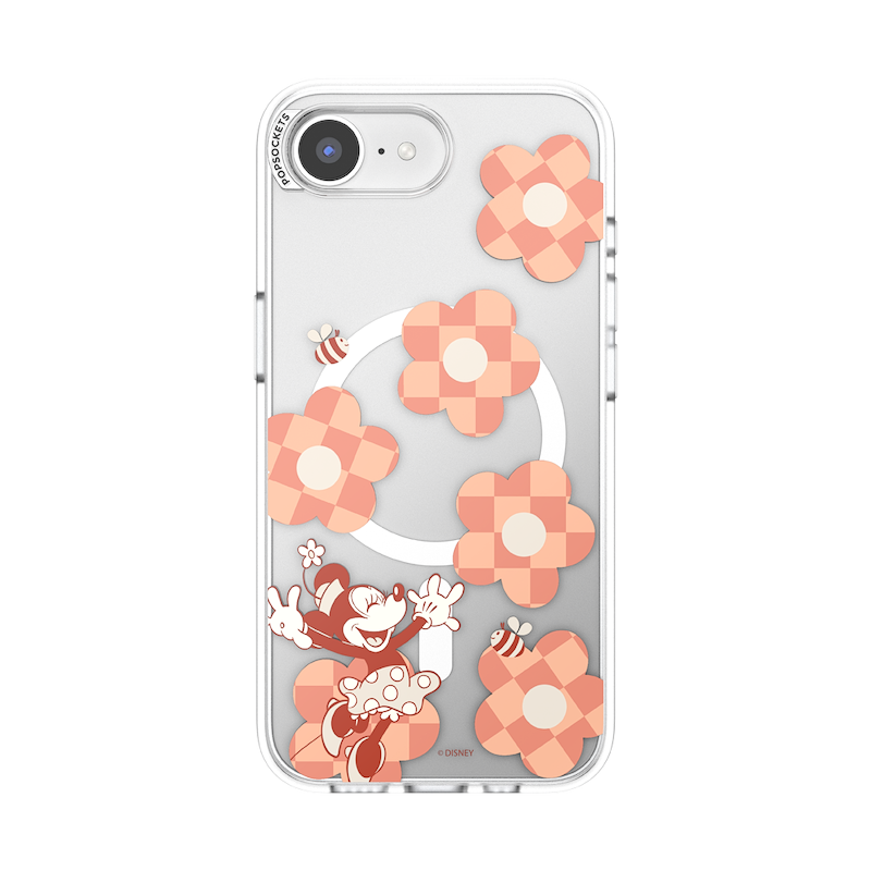 Minnie Checkered Flower&nbsp; &mdash; iPhone 17e/16e MagSafe Case image number 0