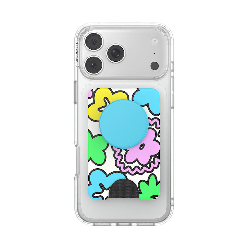 Doodle Flowers &mdash; MagSafe PopWallet+ image number 3