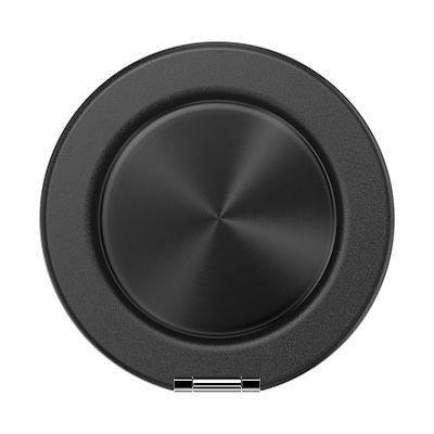 Secondary image for hover Aluminum Radial Black &mdash; MagSafe Kick-Out Grip & Stand